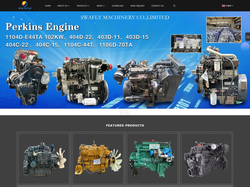 工程機械廠家外貿網站制作